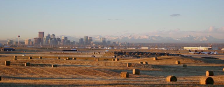 Shot of calgary's cityscape