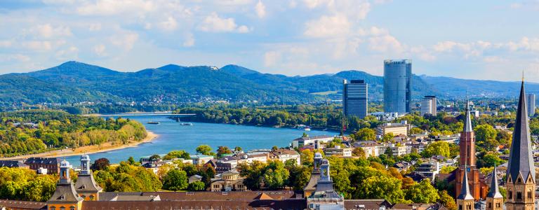 Aerial view of Bonn, Germany