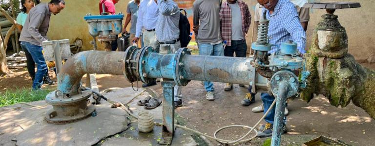 SUNCASA | Partners in Dire Dawa, Ethiopia, measuring water quality.