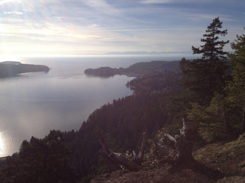 Gibson BC, shot from mountains