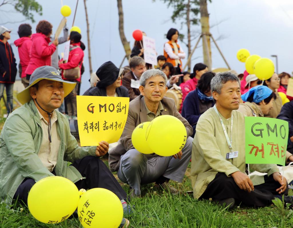 GMO protest