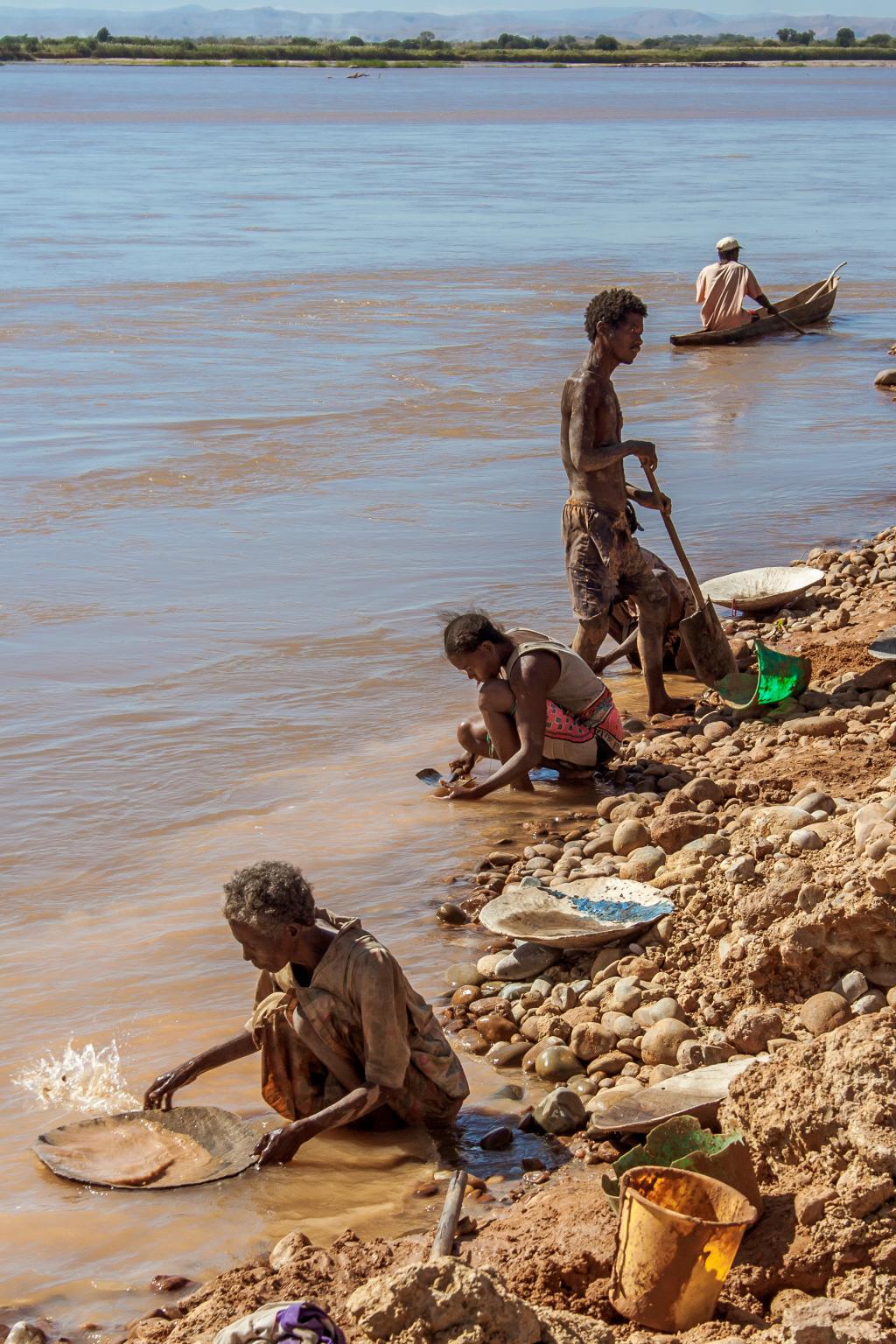 Artisanal miners use mercury to purify the gold they unearth