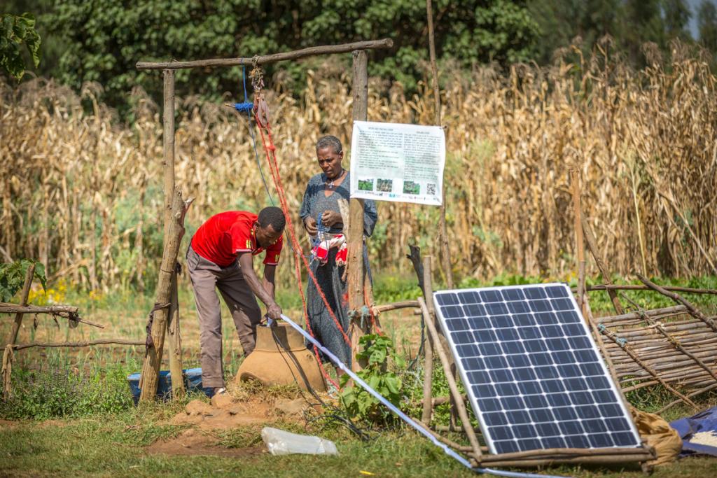 Solar powered irrigation