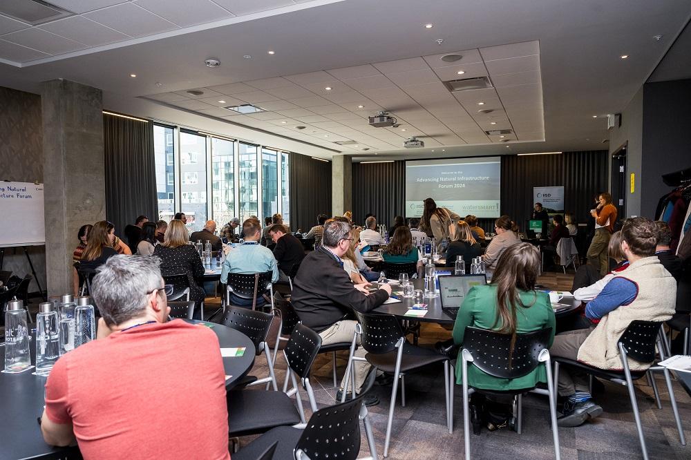 Josée Méthot opening the Advancing Natural Infrastructure Forum