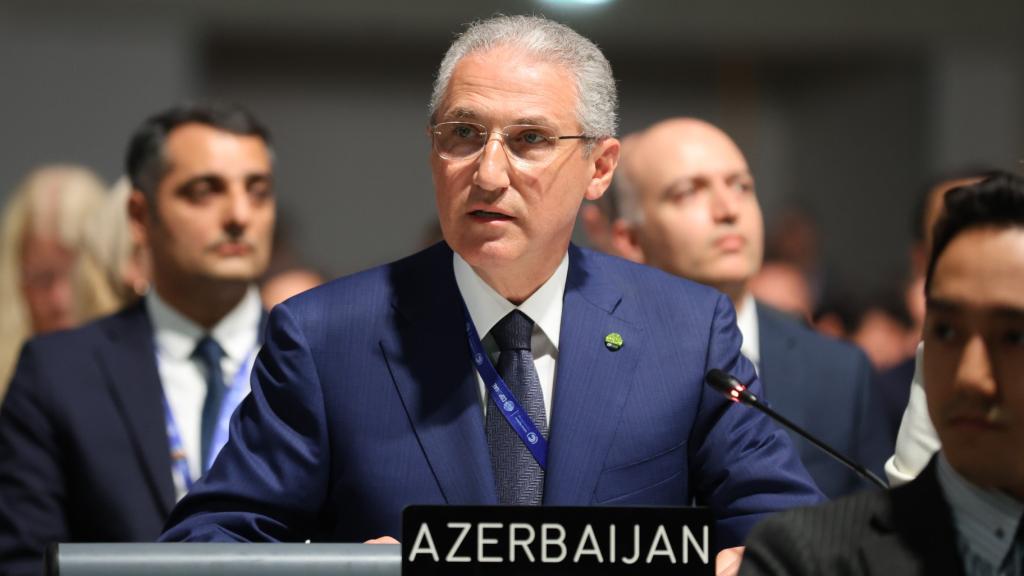 Mukhtar Babayev, Minister of Ecology and Natural Resources of Azerbaijan and COP 29 President