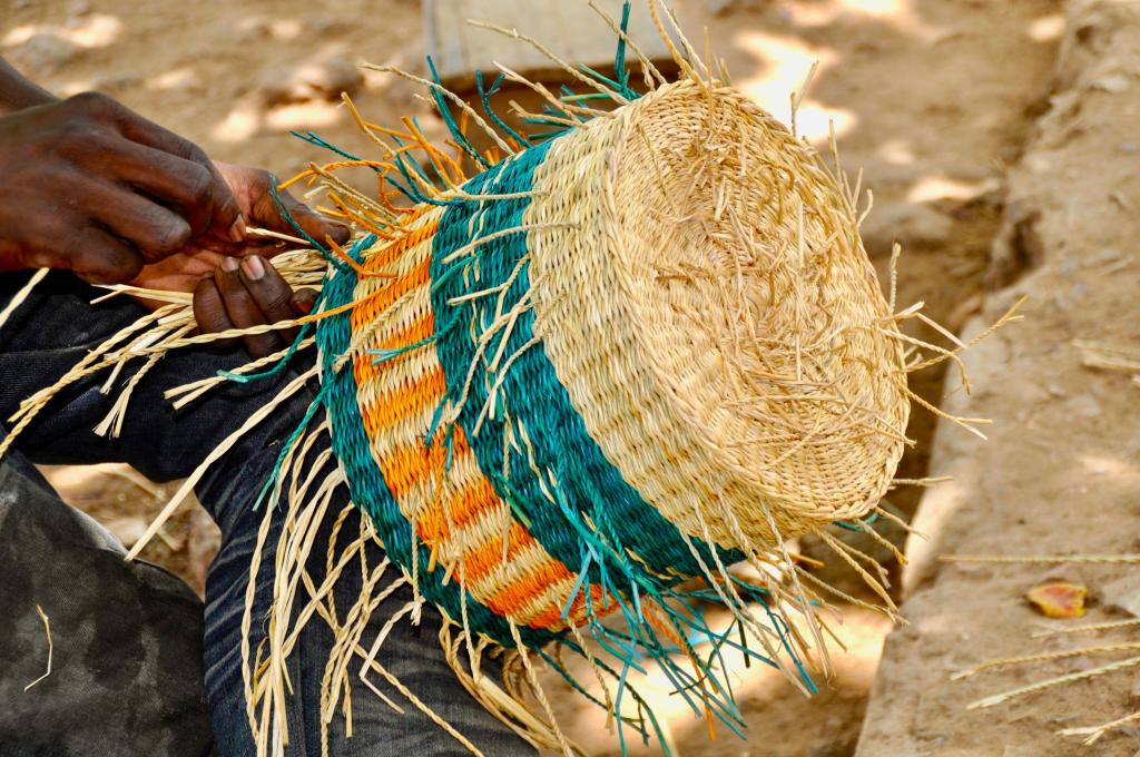 basket being woven